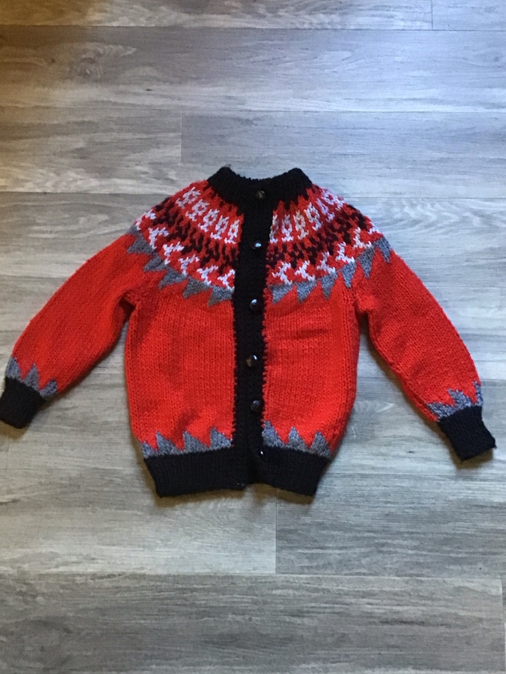 Handmade child’s sweater